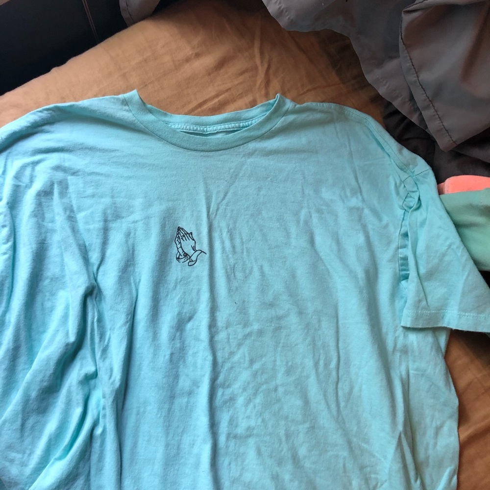 drake praying hands crop top